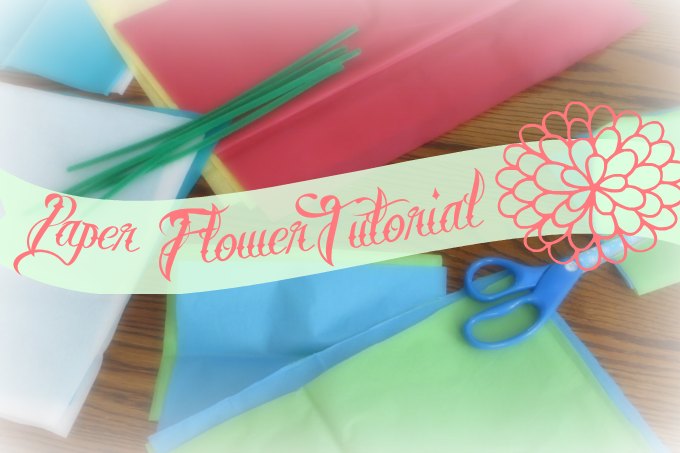 Paper Flowers step by step