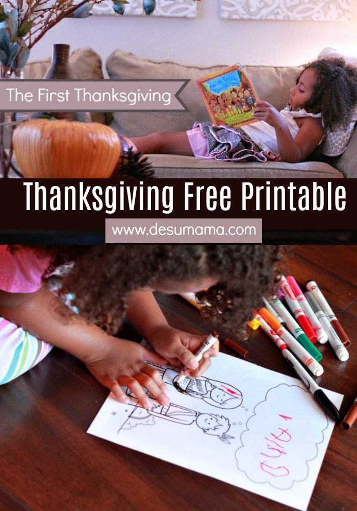 first thanksgiving free printable wamponoag