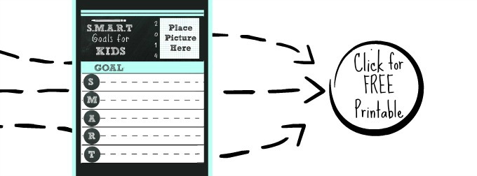 goal setting for kids, new years goals, resolutions, smart goals printable, goals printable, walmart moms