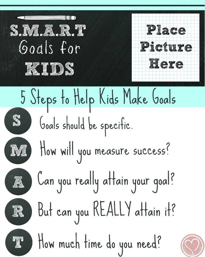 goal setting for kids, new years goals, resolutions, smart goals printable, goals printable, walmart moms