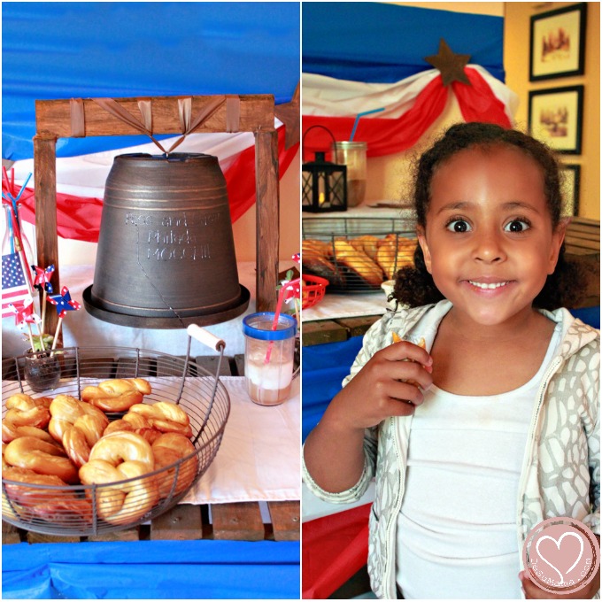 Travel culture party for kids on Philadelphia and 4th of July party inspiration