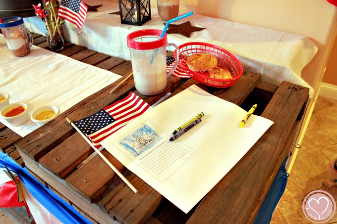 Travel culture party for kids on Philadelphia and 4th of July party inspiration