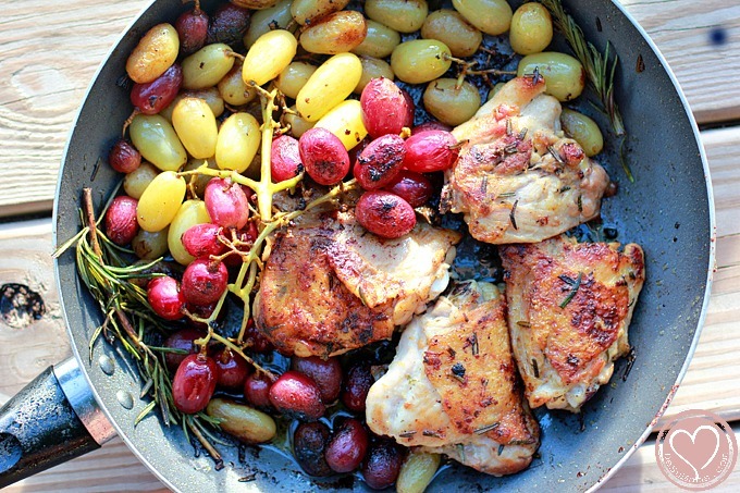 Grape Rosemary Easy Chicken Recipe