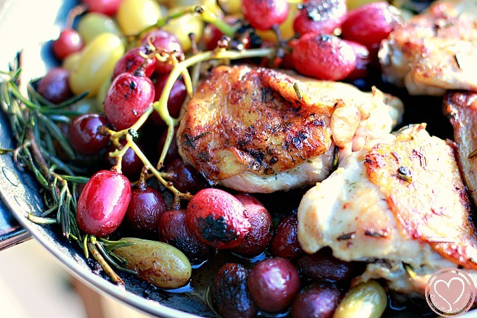 Grape Rosemary Easy Chicken Recipe