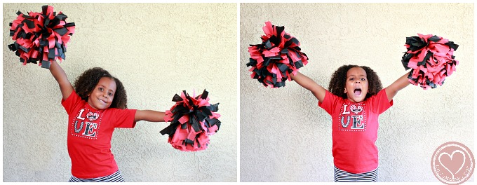 Easy DIY Cheerleader Pom Pom Tutorial