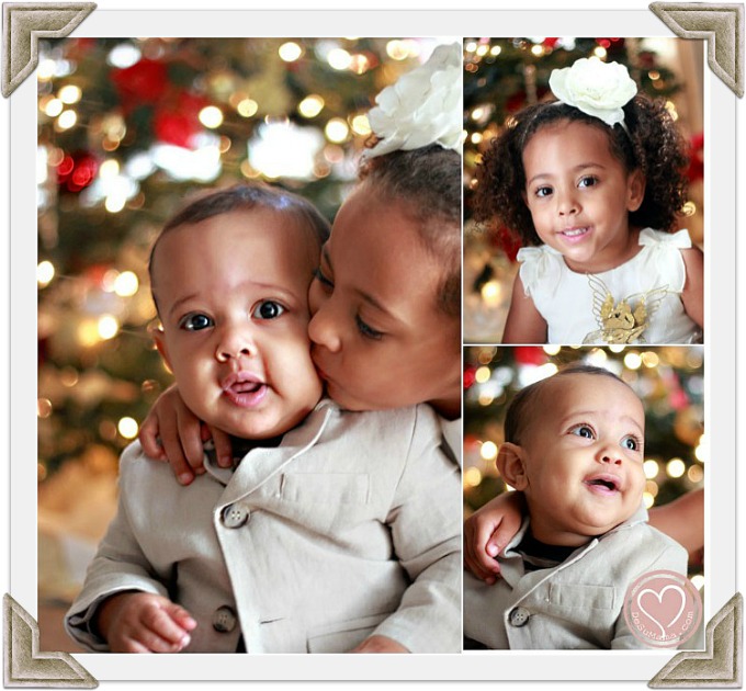 Siblings First Christmas Photo Craft