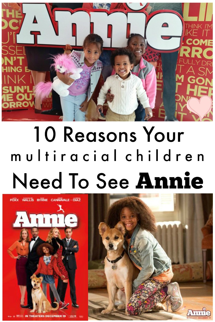 10 reaons multiracial children should see annie 2014