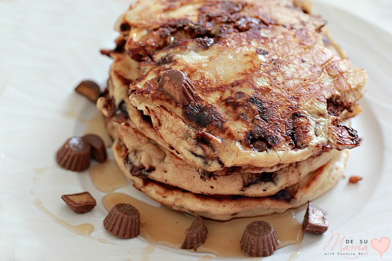 Reeses Pankcakes Breakfast Recipe: Food Tradtions with Kids