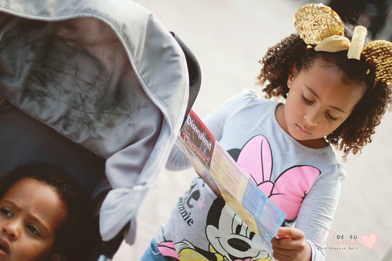 biraical girl at disneyland