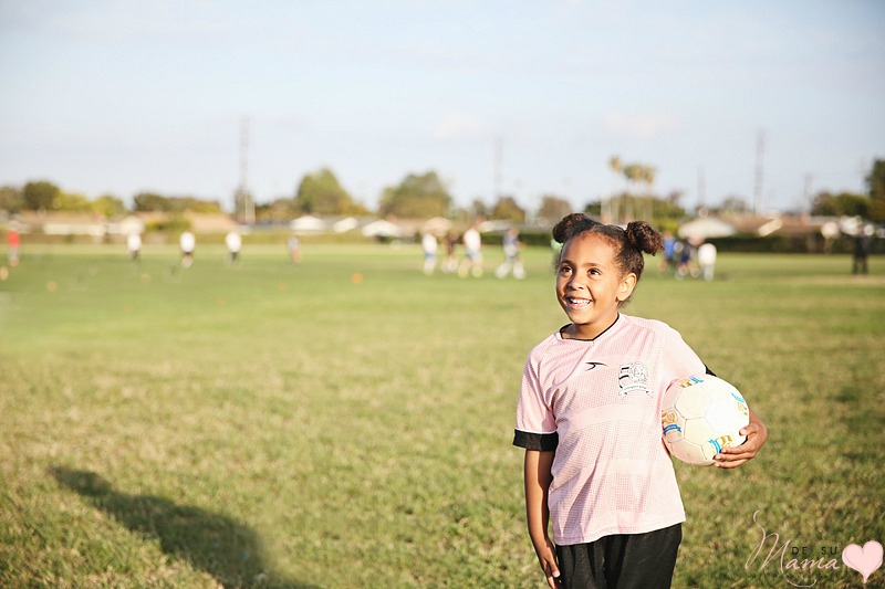 Latina Girl Soccer Player