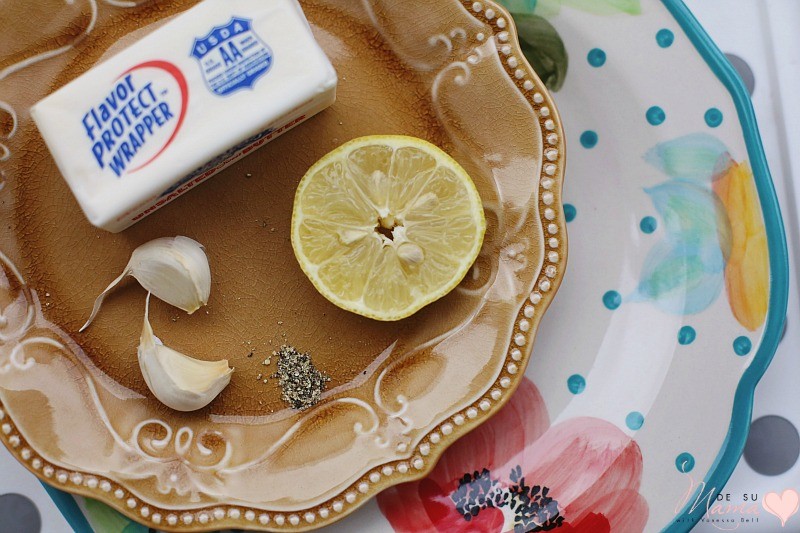 Infused Butter with Lemon and Garlic