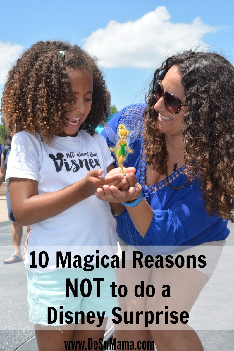 Why Not to Surprise Kids with Disney Vacation 