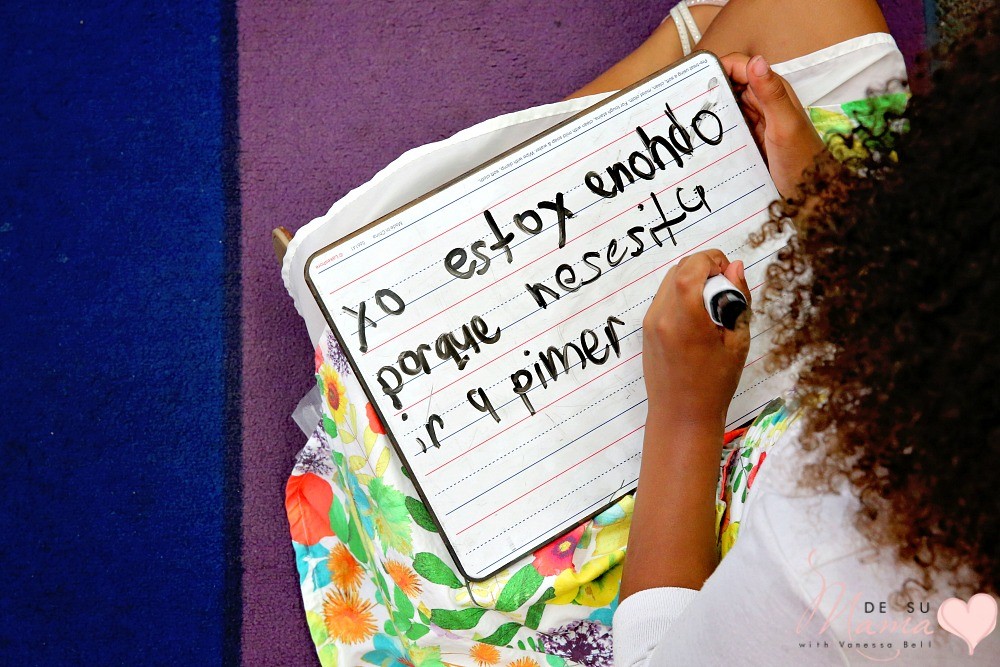 Dual Immersion Spanish Kindergarten Student: Latina Mom Blogger