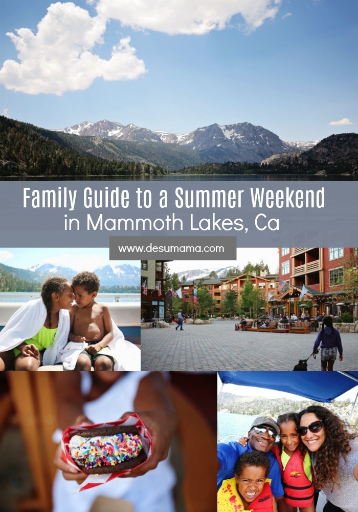 summer in mammoth with kids