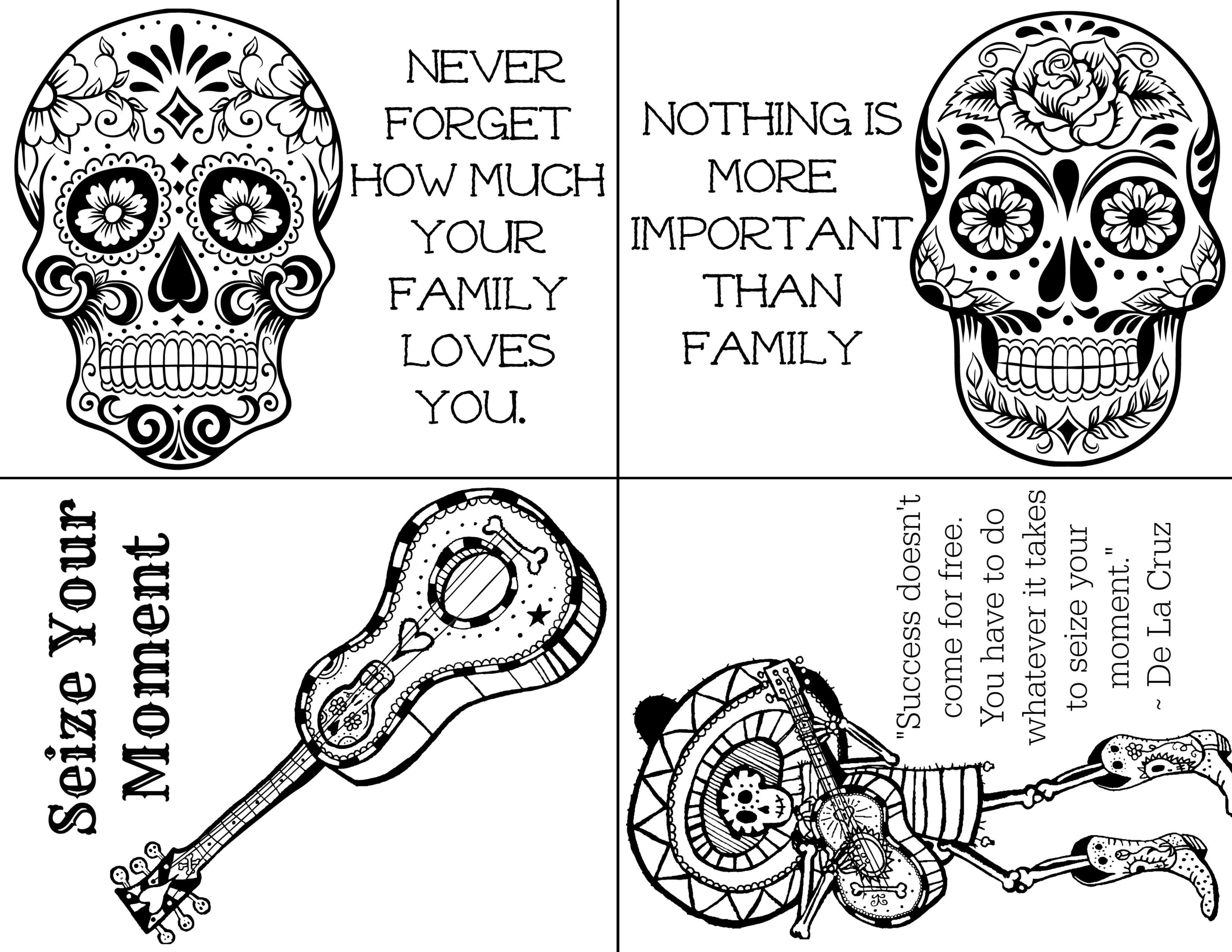 20 Free Day of the Dead Printables to Honor Latino Traditions With Regard To Dia De Los Muertos Worksheet
