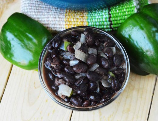 frijoles negros, cuban black beans recipe