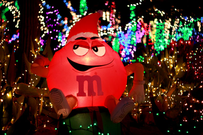 Ethel M Chocolate Factory Holiday Lights