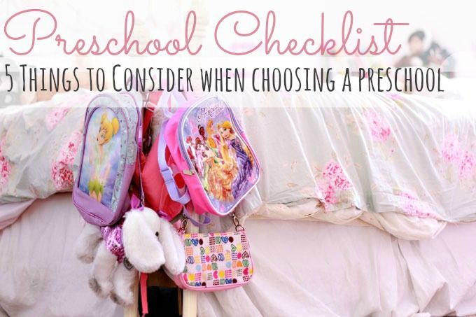 how to choose a preschool, preschool checklist, state preschool