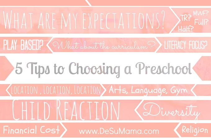 types of preschools, preschool vs daycare