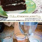 cuban desserts, cuban chocolate cake with rum frosting