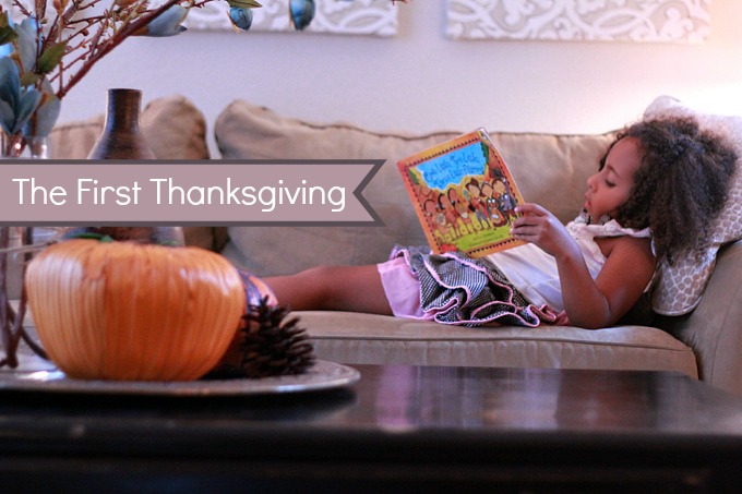 first thanksgiving, thanksgiving craft, wampanaog book, free printable, multiracial children, biracial kids