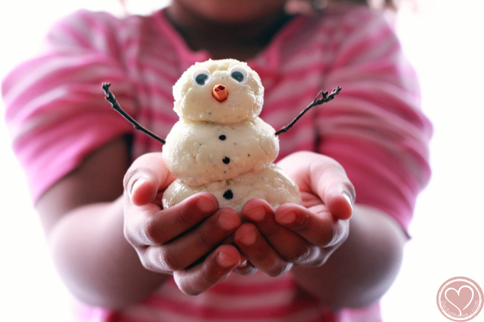 how to make snow dough for toddlers
