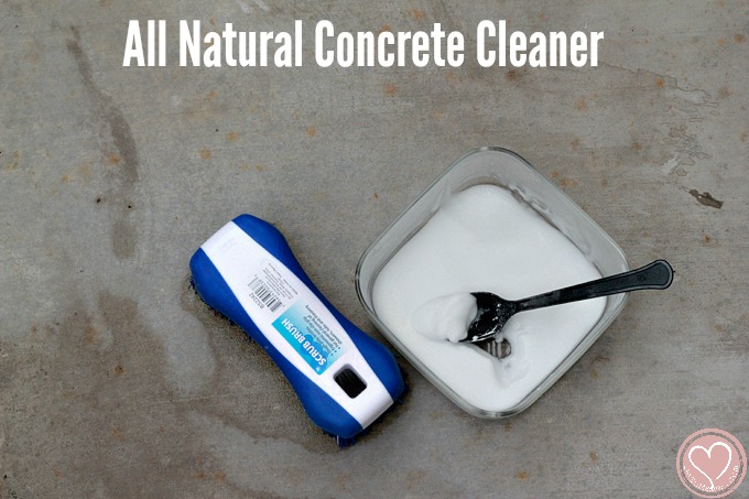 all natural concrete cleaner for a clean concrete pation