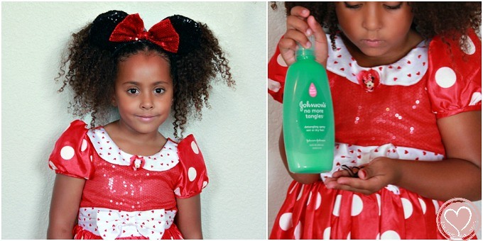 Minnie Mouse Hairstyles Curly Buns for Little Girls