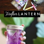 firefly lantern craft for glow stick lanterns with glitter