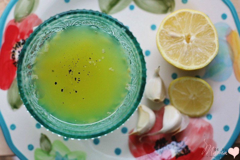 Infused Butter with Lemon and Garlic