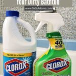 how to clean the bathtub, bleach bathtub