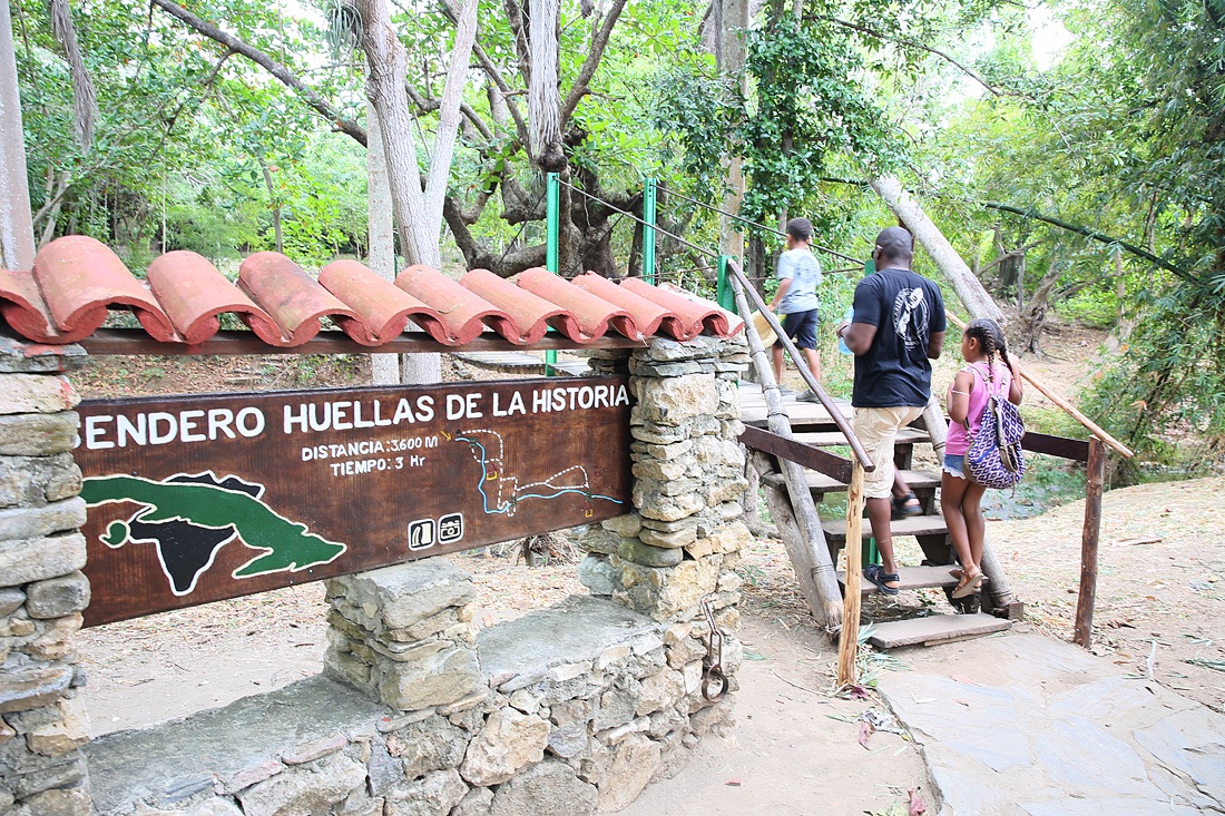 Parque El Cubano In Trinidad Cuba with Kids