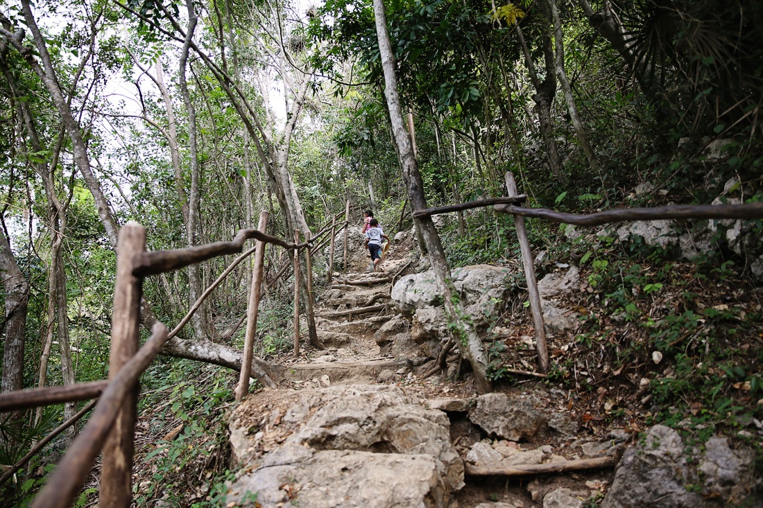 Parque El Cubano In Trinidad Cuba with Kids