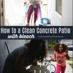 how to clean concrete patio
