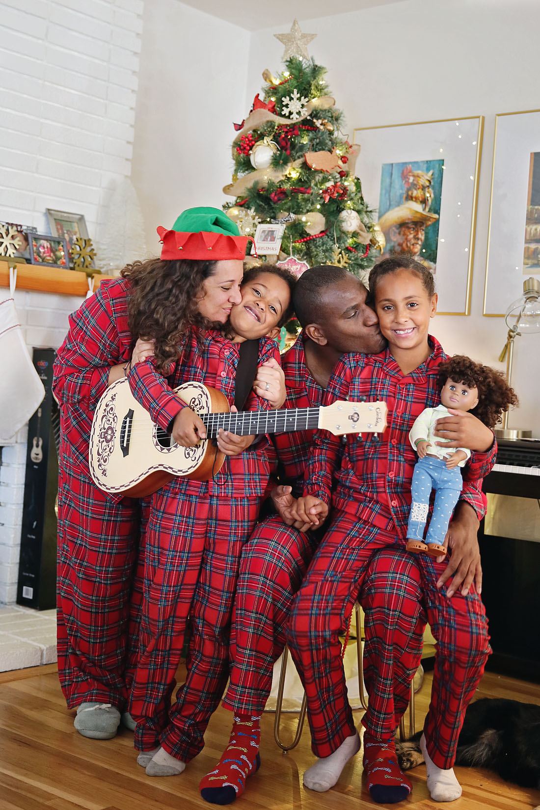 black family christmas, from our family to yours