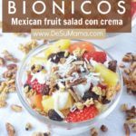 mexican fruit salad, bionico recipe