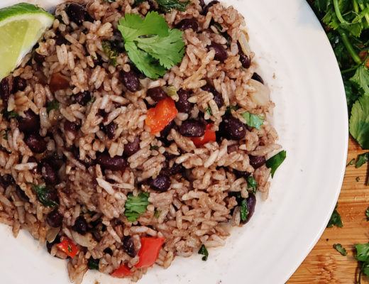 quick rice and beans
