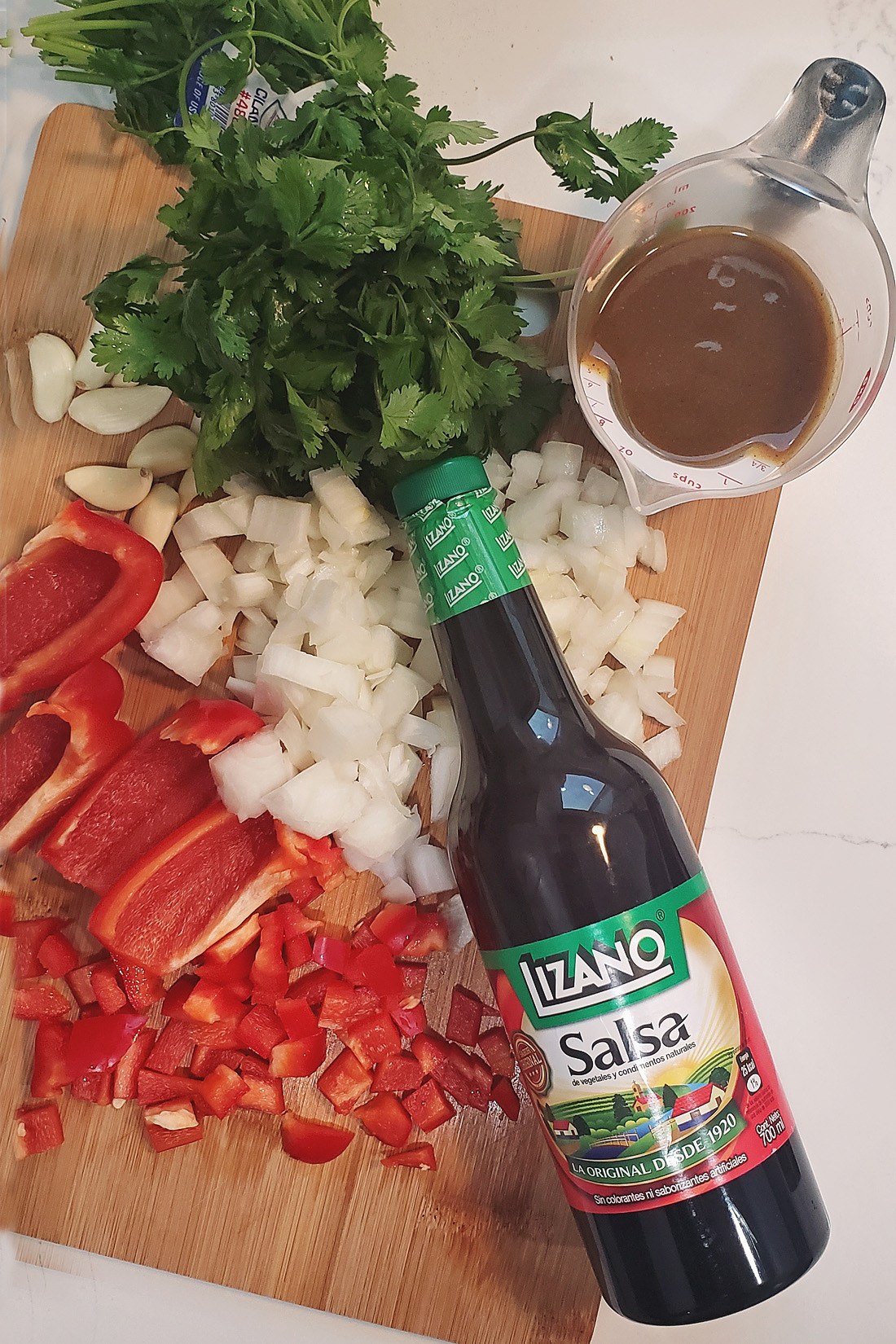 salsa lizano, how to make rice and beans
