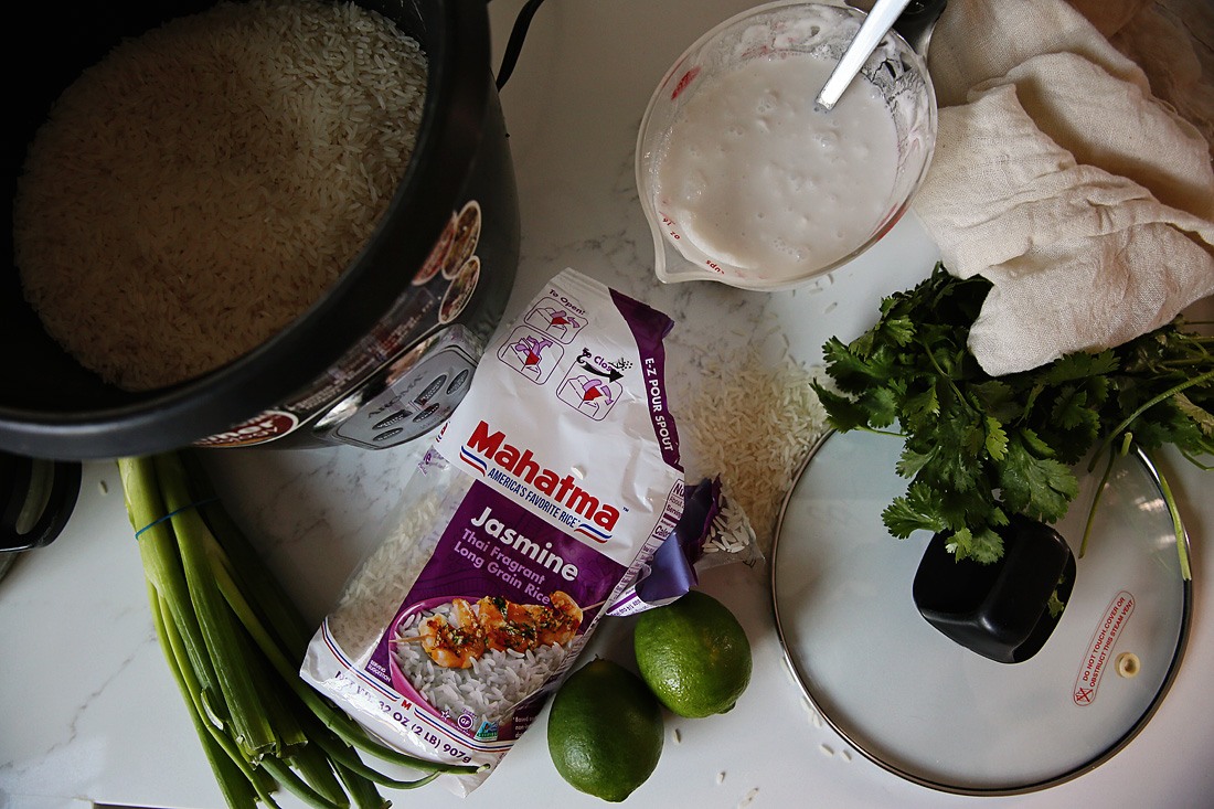 receipe for coconut rice, rice coconut, coconut chicken rice, jerk chicken with coconut rice